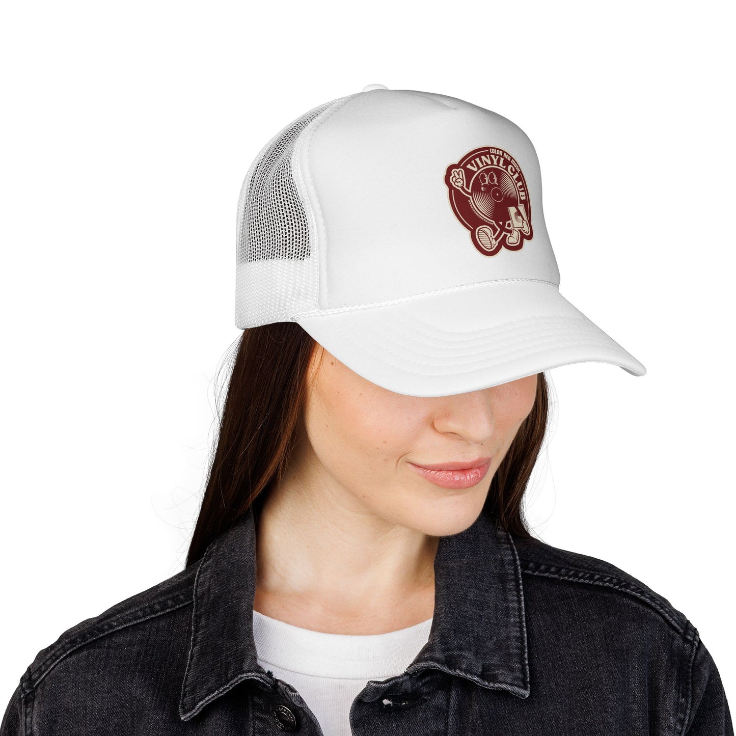 Vinyl Club Trucker Hat (two color options)