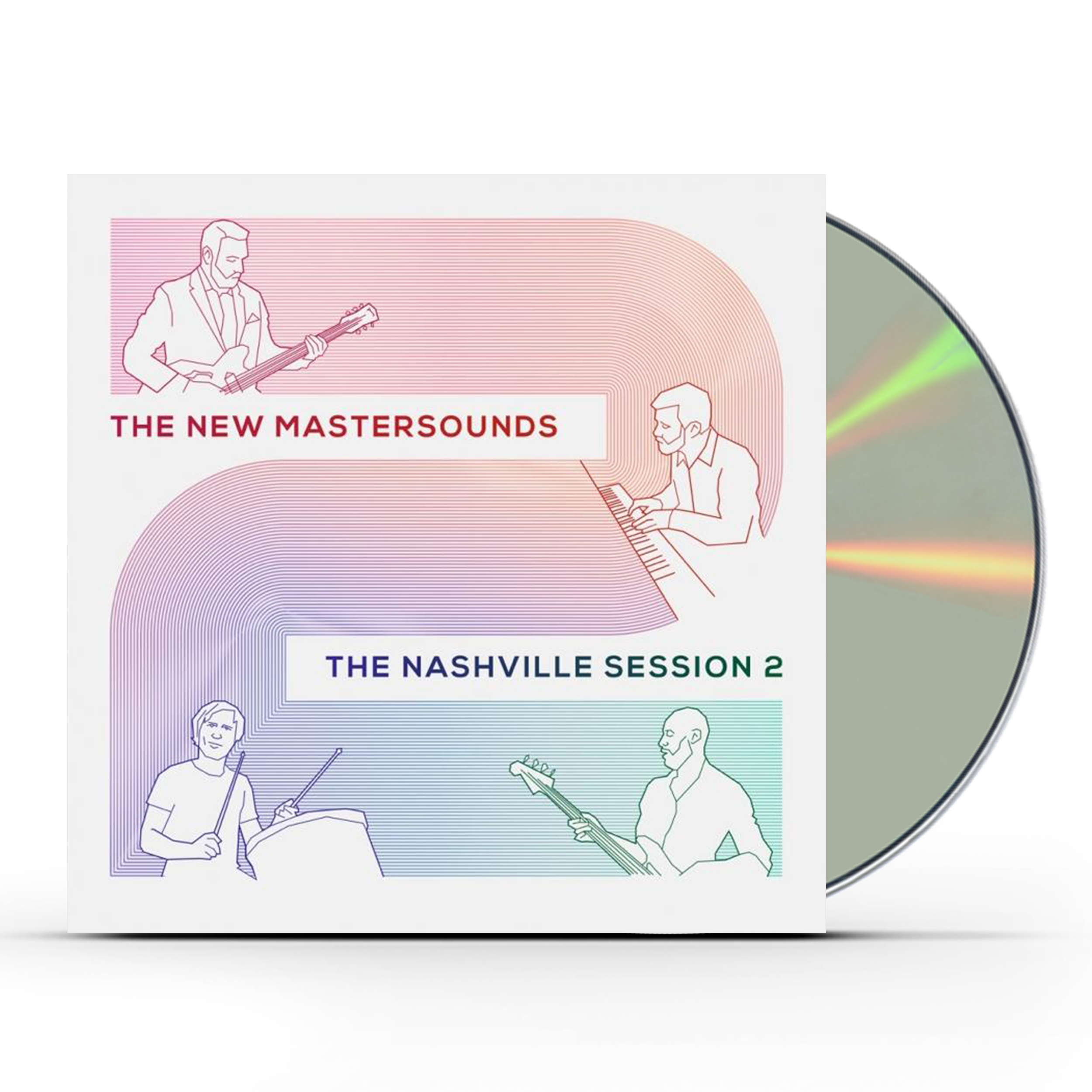 The New Mastersounds - The Nashville Session 2 (CD) – Color Red Music The New Mastersounds - The Nashville Session 2 (CD) – Color Red Music