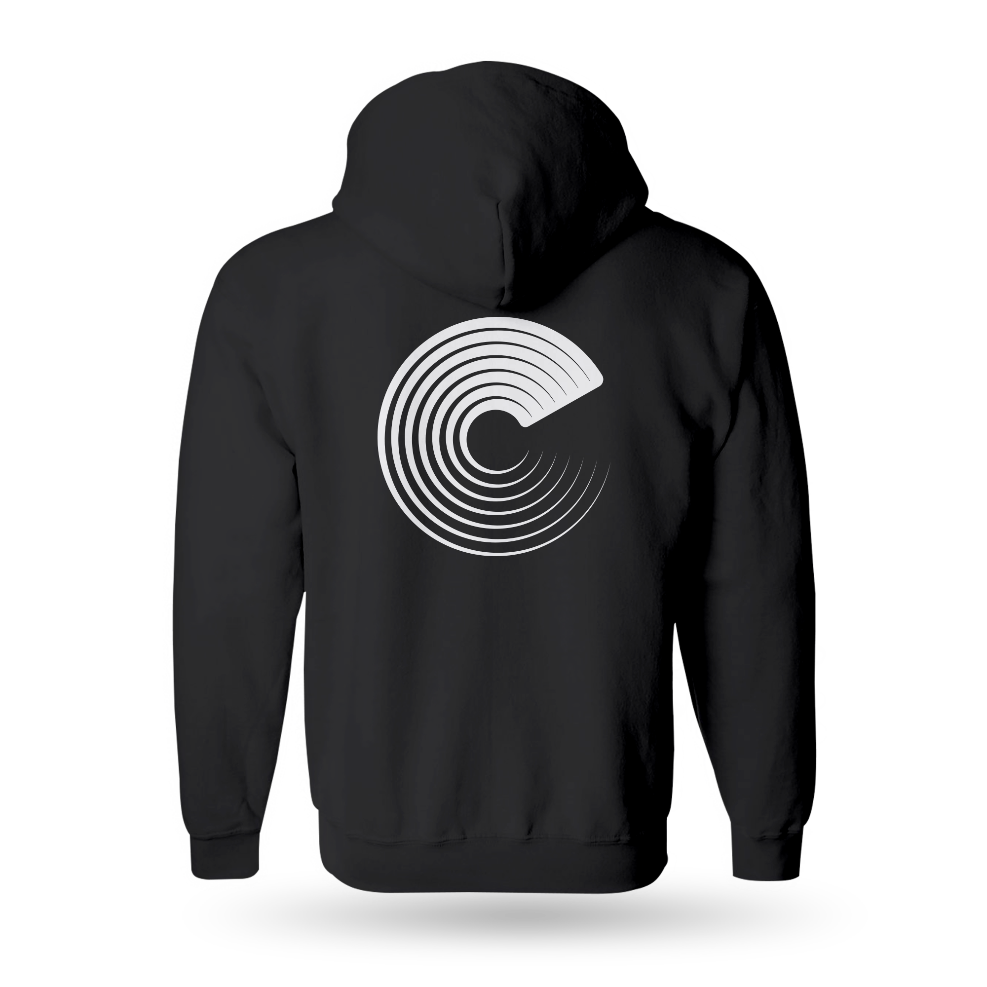 Color Red Zip-Up Hoodie