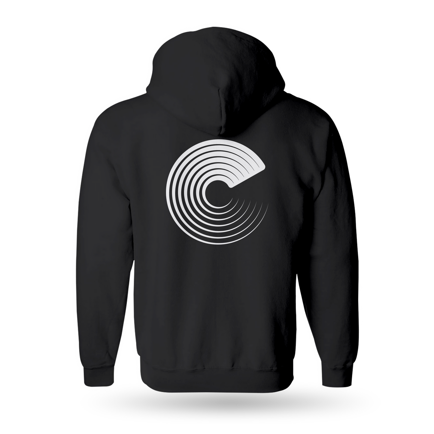 Color Red Zip-Up Hoodie