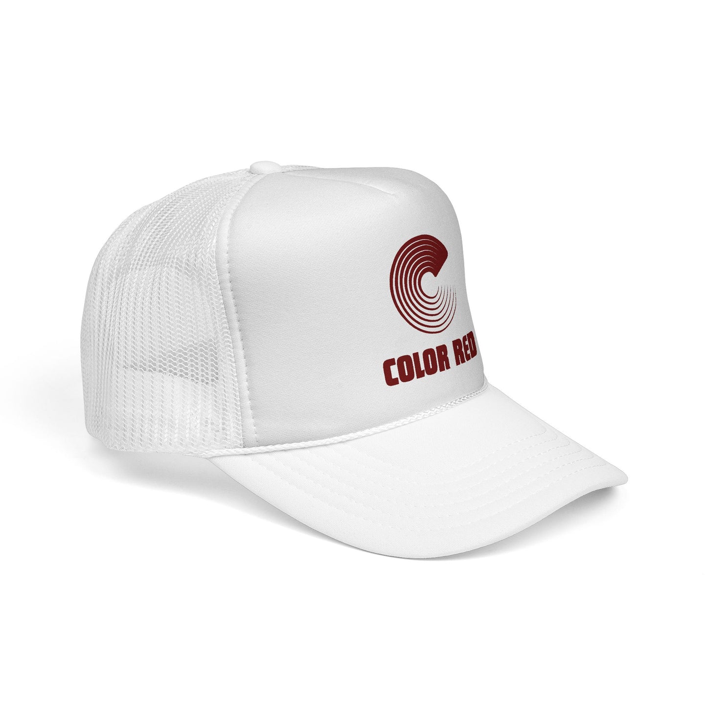 Color Red Trucker Hat (two color options)