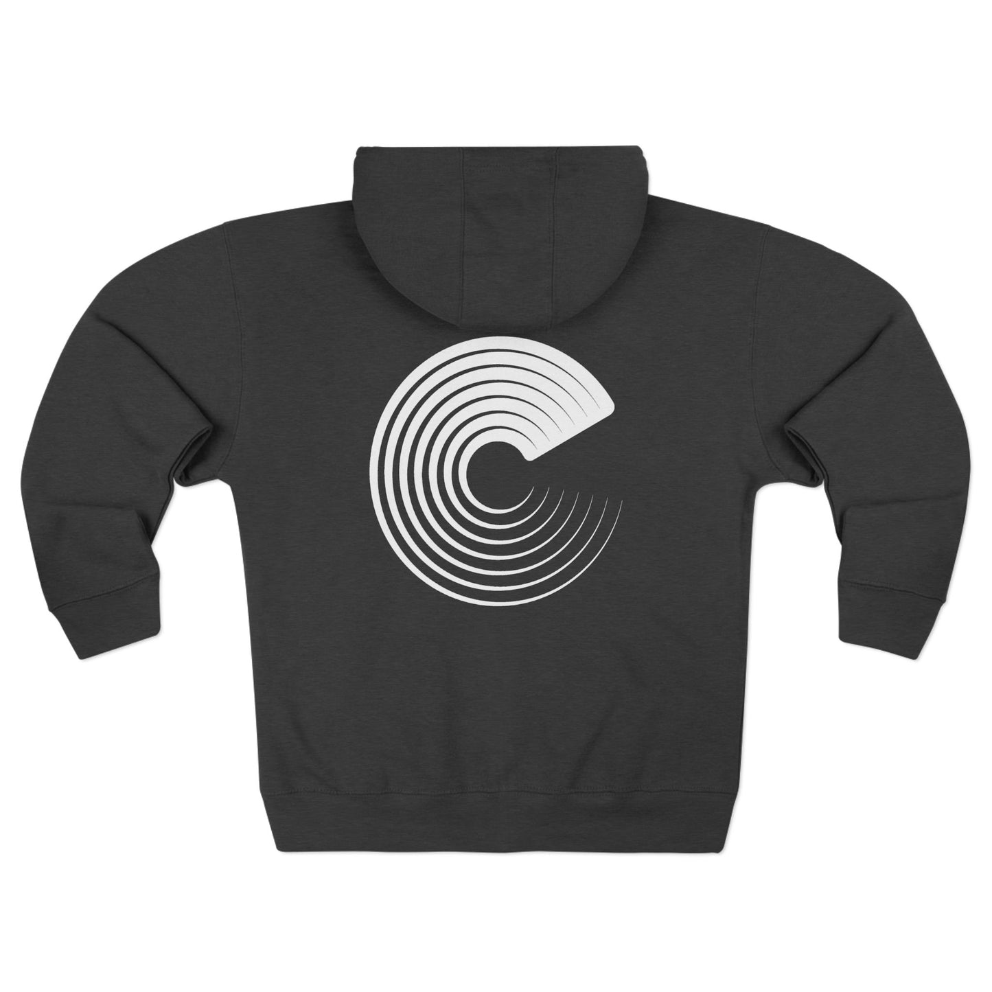 Color Red Full-Zip Hoodie (three color options)