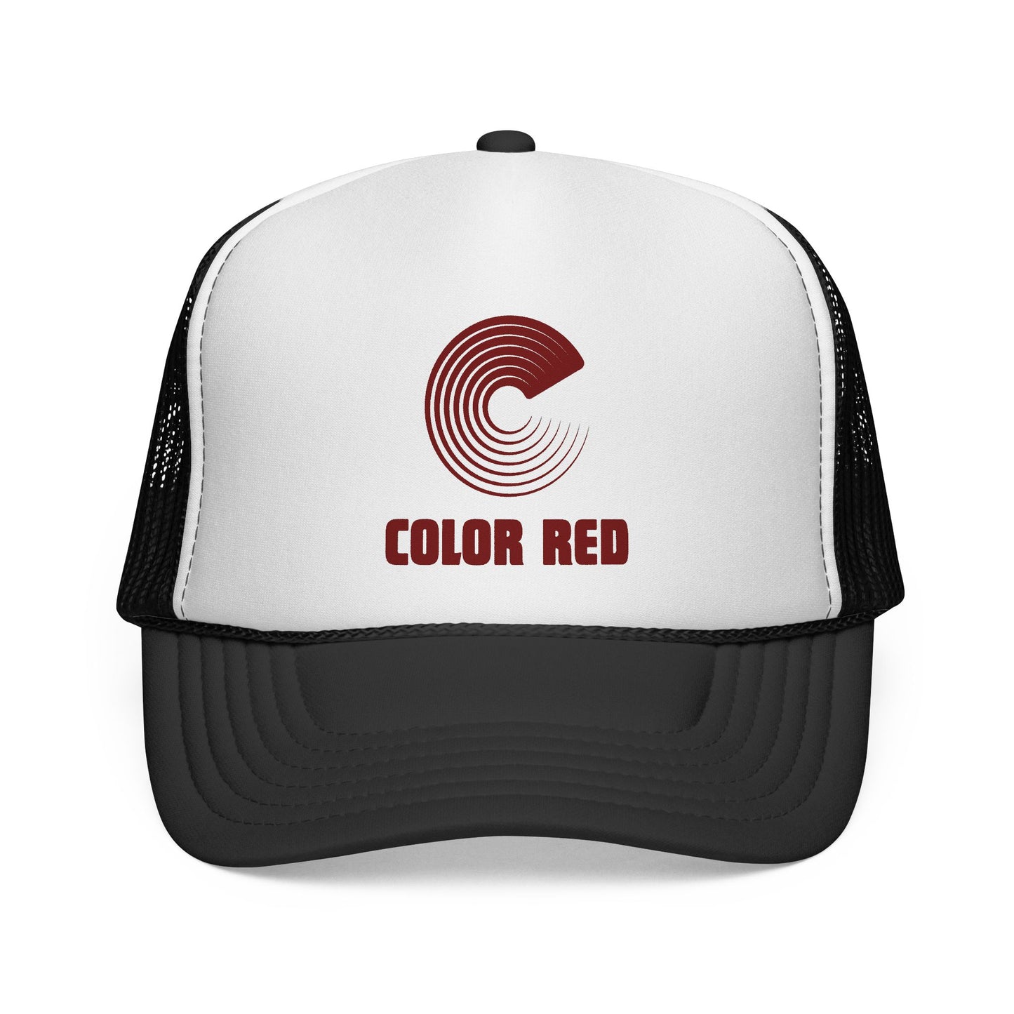 Color Red Trucker Hat (two color options)