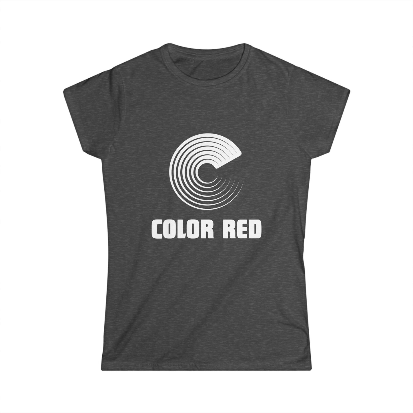 Color Red Women's Softstyle T-Shirt (several color options)