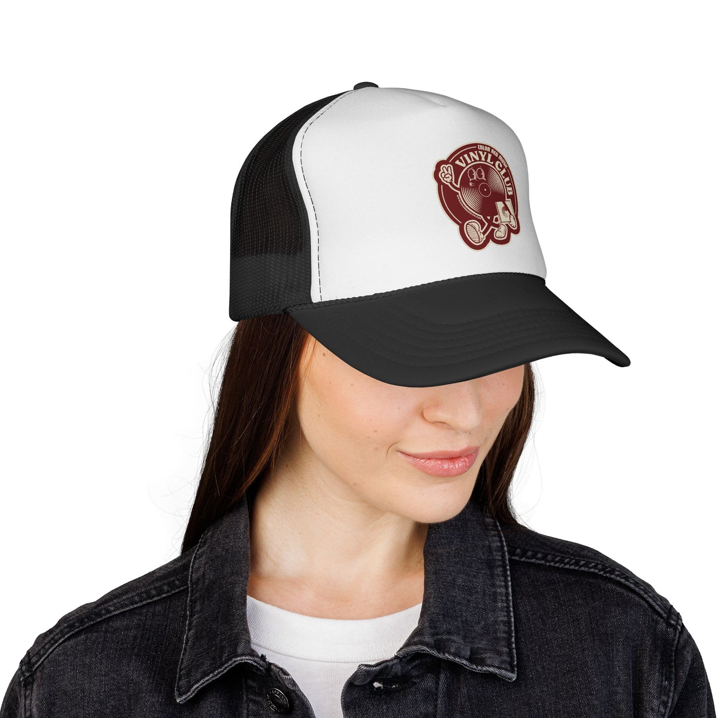Vinyl Club Trucker Hat (two color options)