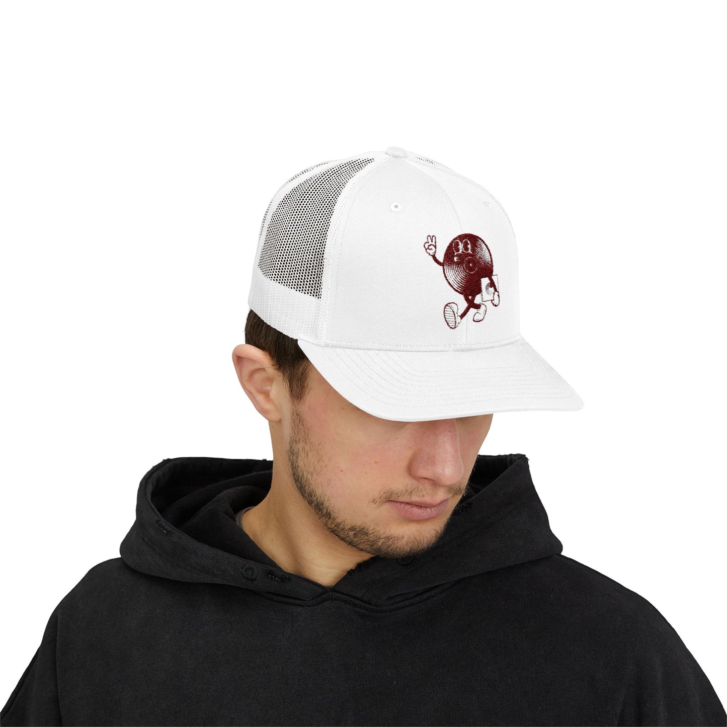 Vinyl Club Snapback Trucker Cap - Embroidered (several color options)